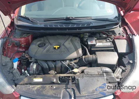 2013 Hyundai Elantra Gls from USA, damaged, VIN 5NPDH4AE1DH184207